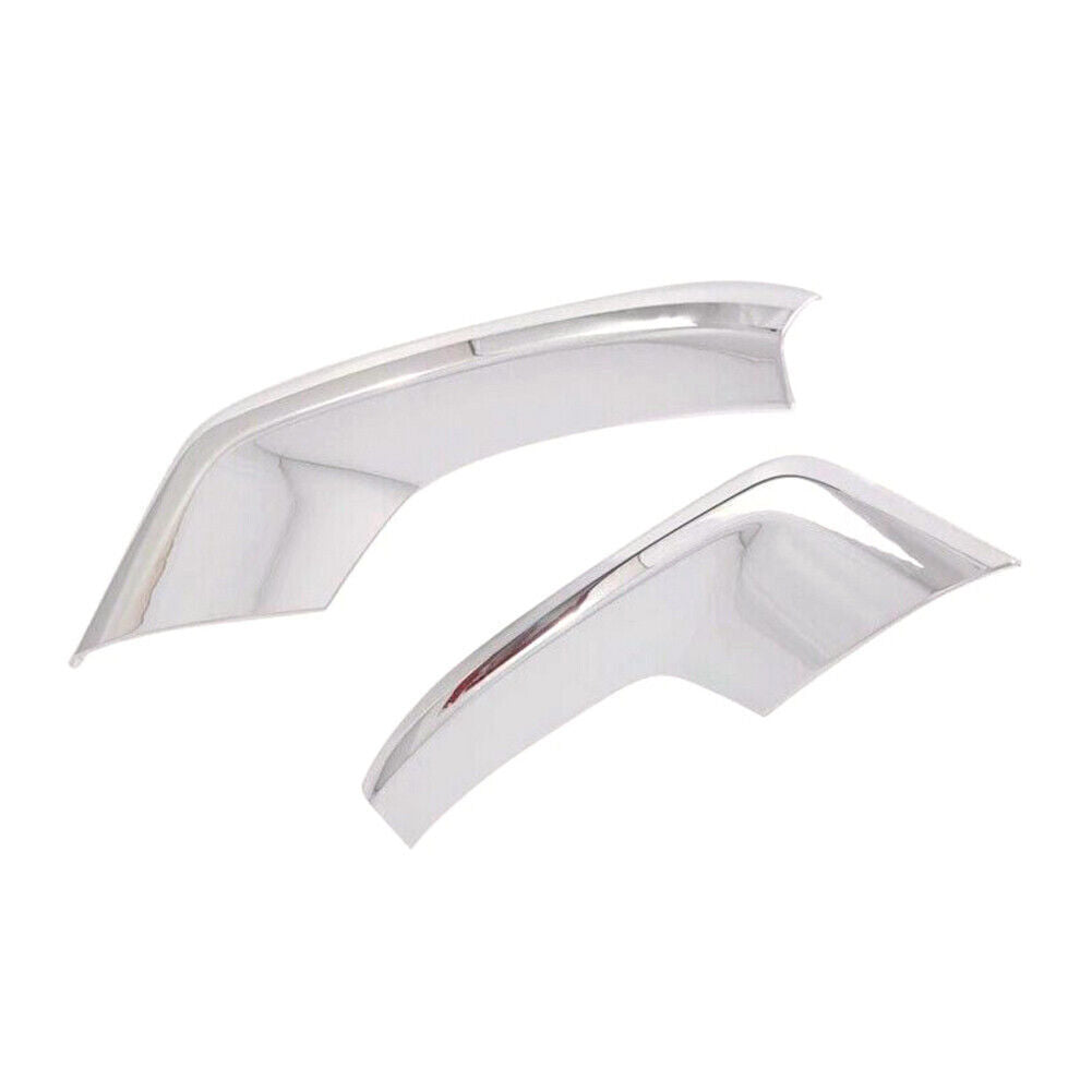 Front Fog Light Lamp Frame Cover Trim Chrome for 2019 2020 for Mazda 3 Sedan 2pcs