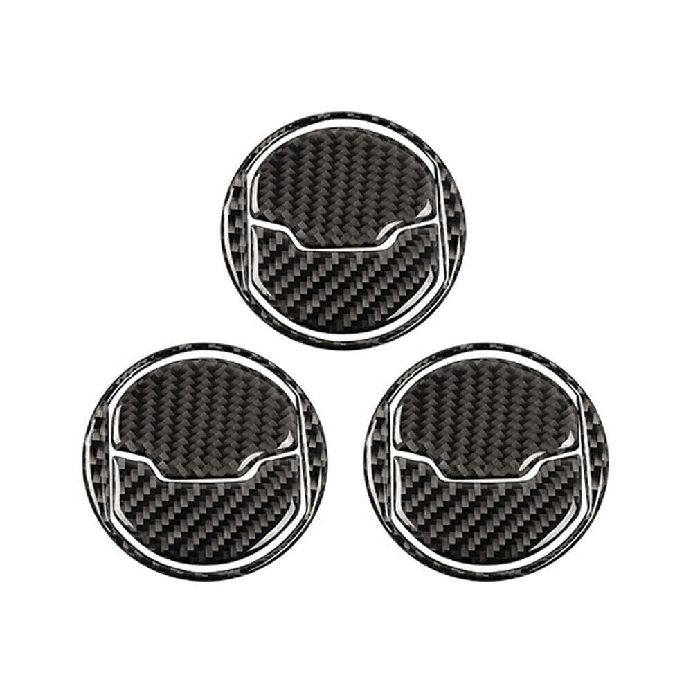 for Ford for Mustang 2015-2019 9x Carbon Fiber Interior Air Vent Outlet Frame Trim