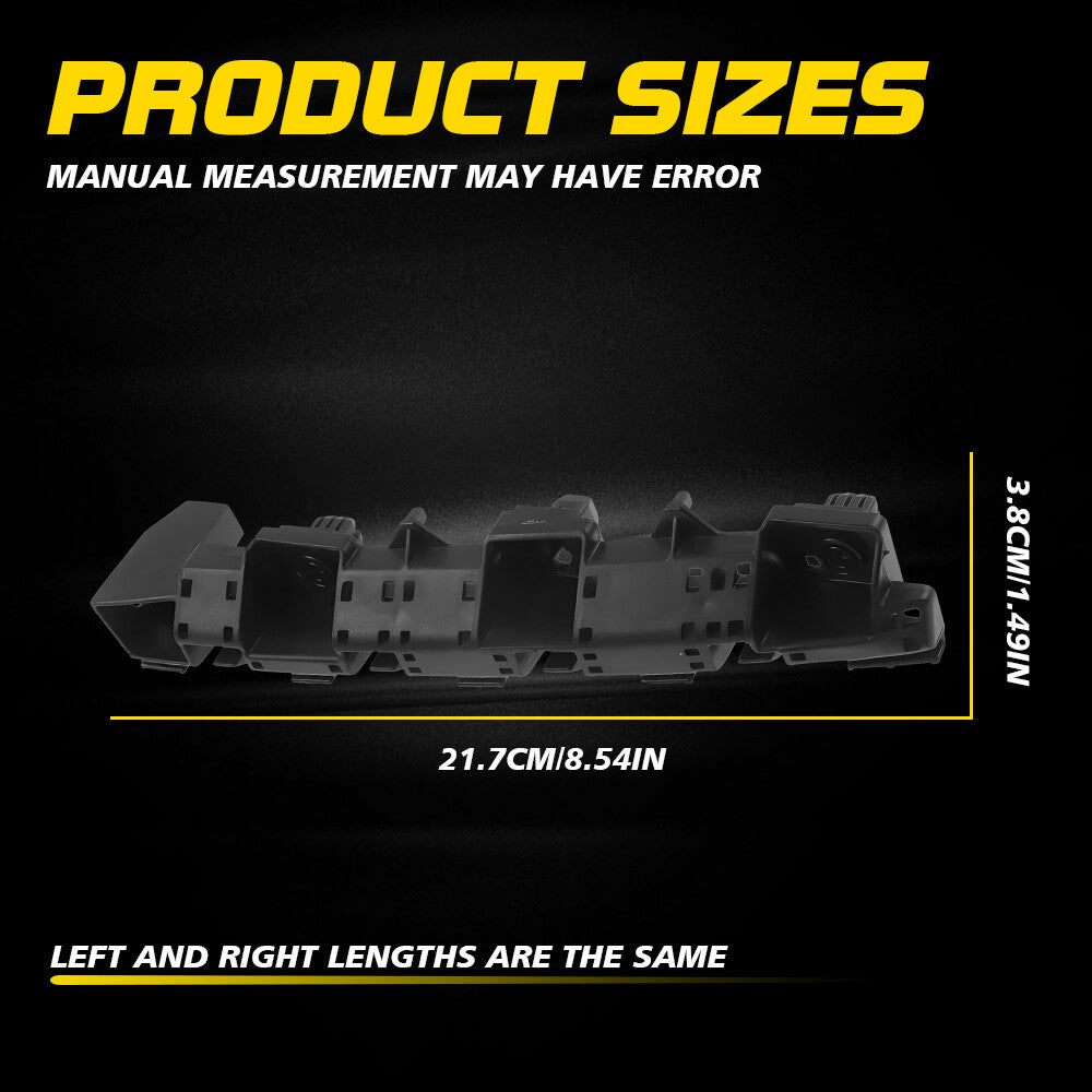 2-Piece Front Bumper Brake Mount Fixture Support for 2012-16 for Subaru Impreza B