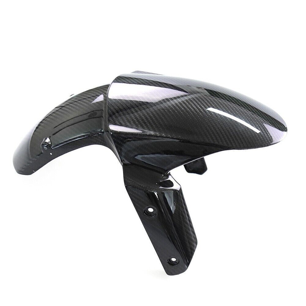 100% Real Carbon Fiber Front Fender For 2011-2015 ZX10R, 2009-2018 ZX6R Mudguard Q