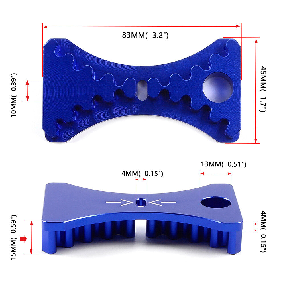 Blue mounting tool for Honda for Acura B Series B16 B18C1 camshaft gear locking belt