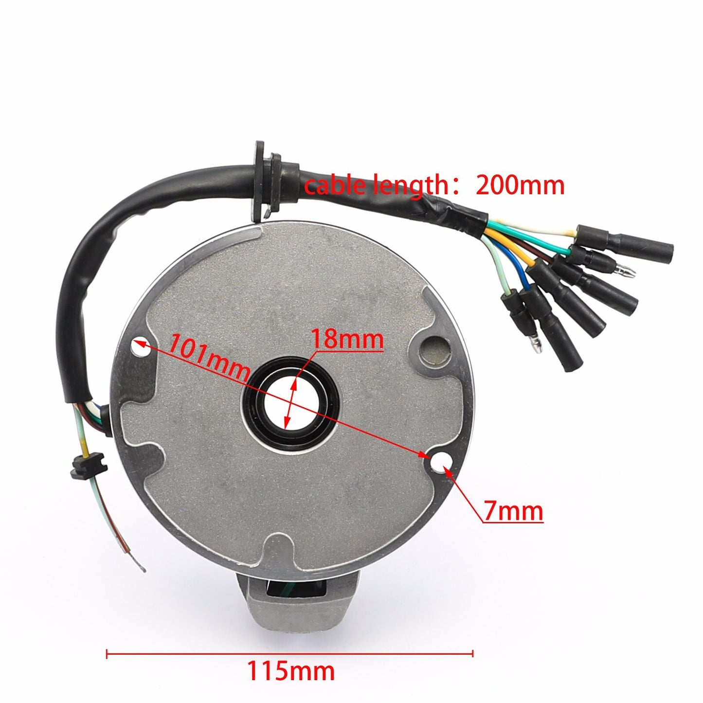 Magneto stator board 70 90 110 125 cc Dirt Pit for bicycles, all-terrain vehicles, go-karts, 2 coils, for Lifan SSR