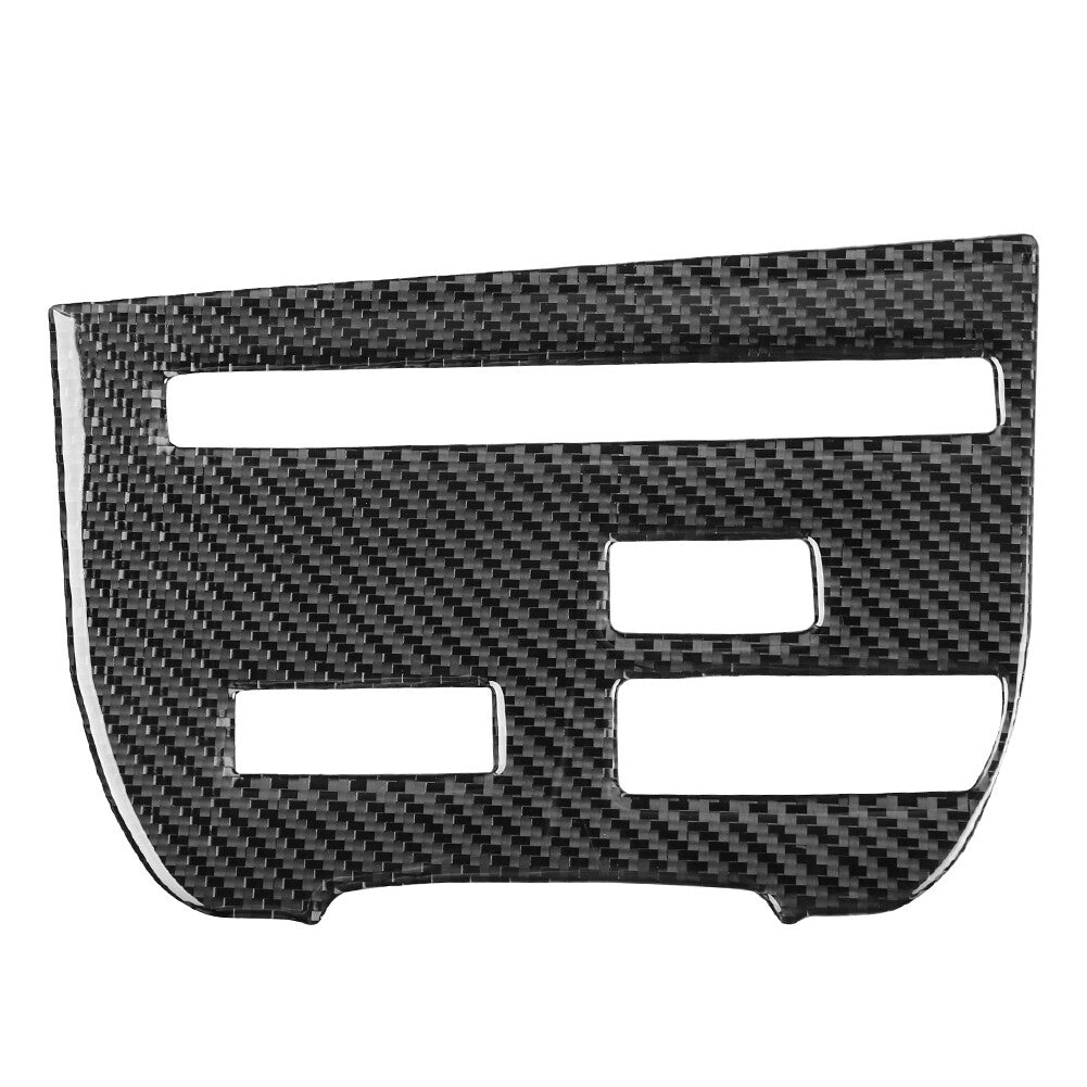 Central Console CD Panel Cover Trim for Nissan GTR R35 2008-16 Carbon Black RHD