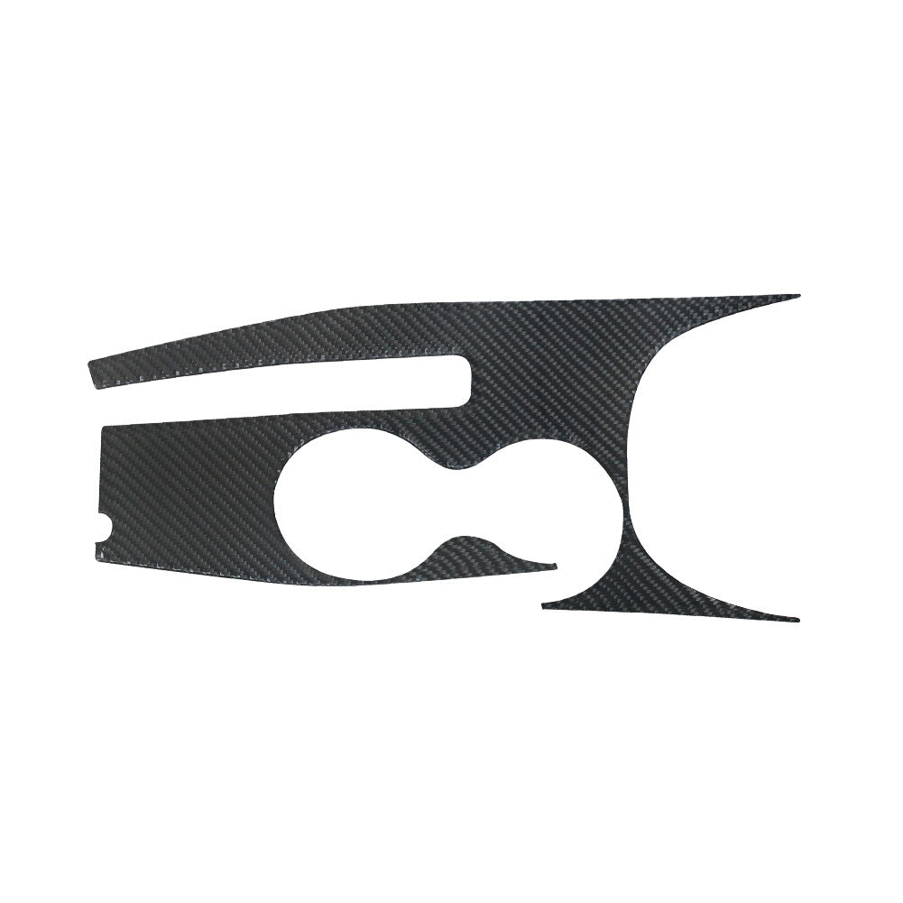 3X Carbon Fiber Interior Steering Wheel Cover Trim For 718 2016-2022 v