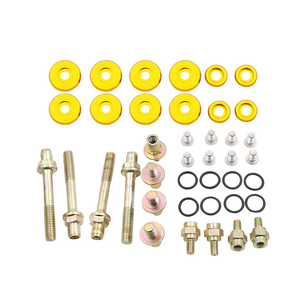 B-SERIES ALUMINUM Engine VALVE COVER WASHER SEAL BOLT NUT KIT B16 B18 Gold Q