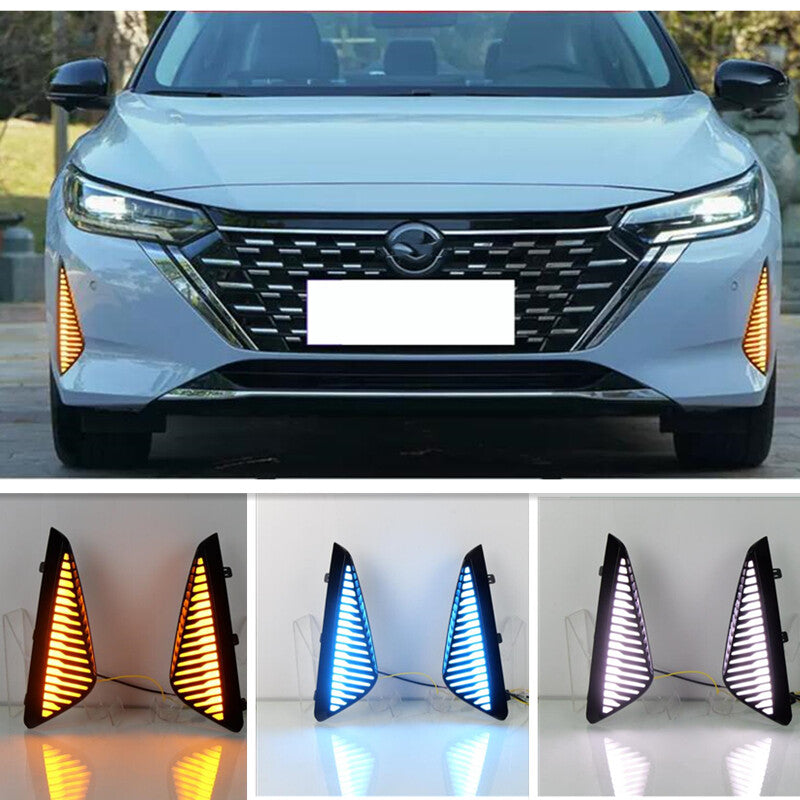 Suitable for 2024 for Nissan Sentra LED DRL daytime running light kit fog lights