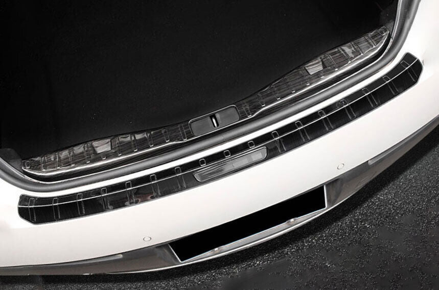 Fit for Lincoln MKZ 213-20 Titanium Black Guard Trim Rear Bumper Protector