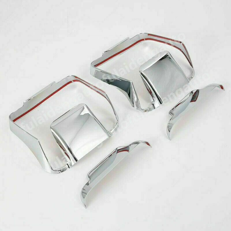 4Pcs Chrome Rear Tail Light Lamp Frame Cover Trim for Jeep for Wrangler JL 2018-2021