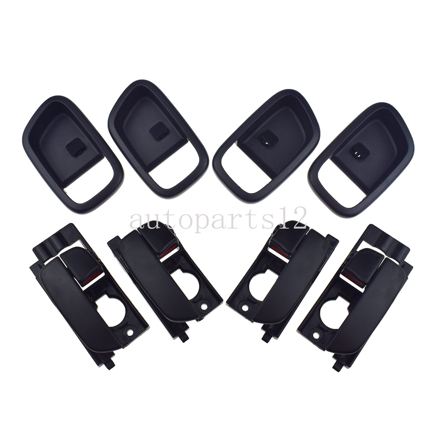 4 Piece Set Interior Door Handles and Covers FL RL RR for for Hyundai Accent 2006 - 2011 - v
