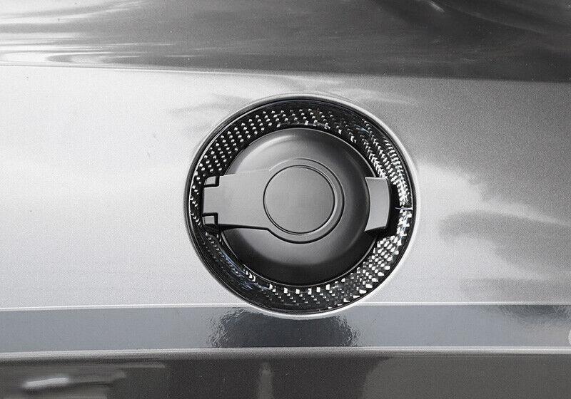 for Dodge for Challenger 15-2020 Carbon Fiber Replace Outside Fuel Oil Tank Cap Trim