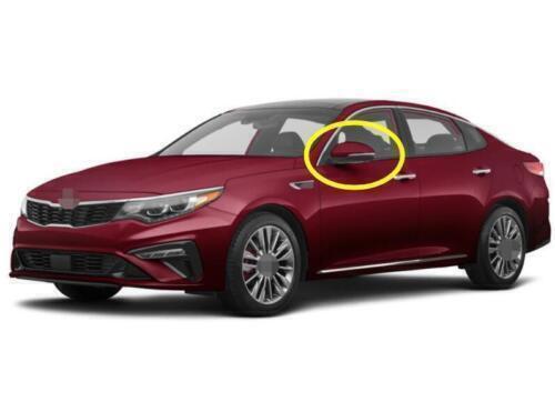 2P Carbon Fiber OX Horns Side Mirror Cover Cap Trim for Kia K5 Optima 2016-2020