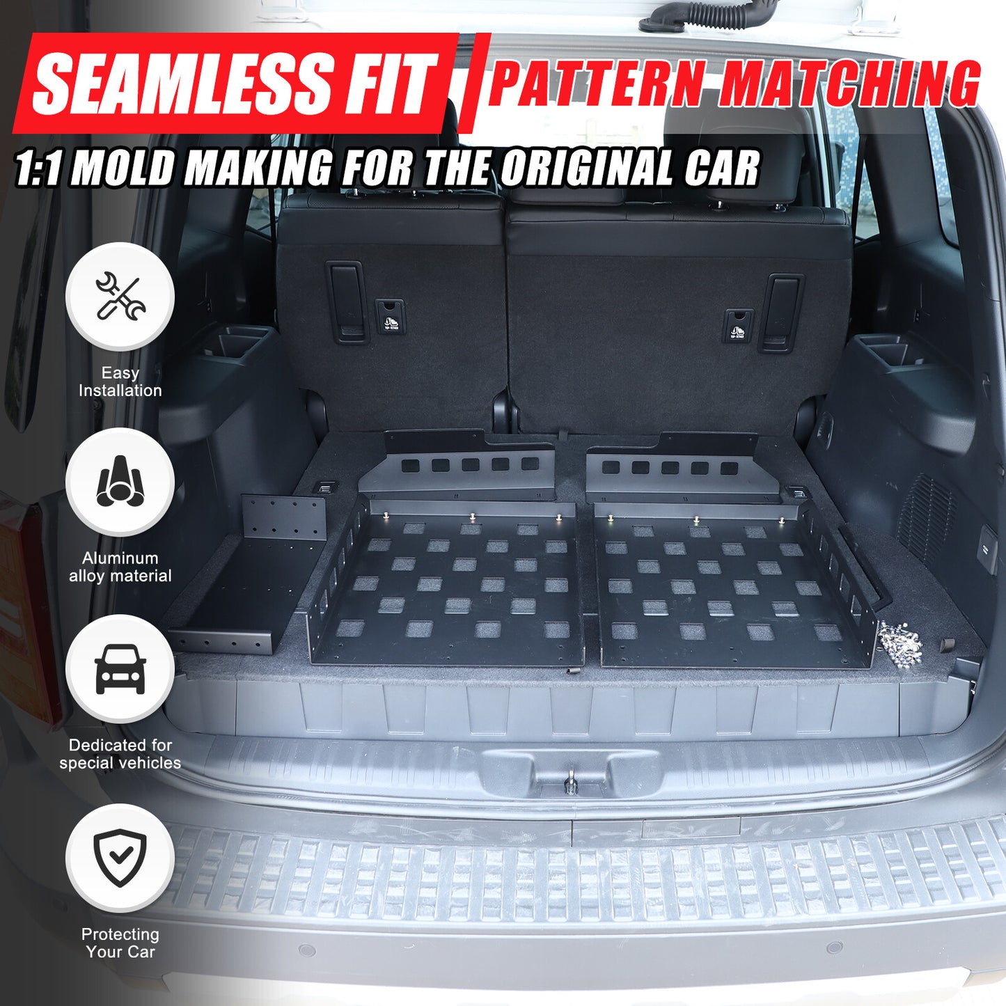 Rear rack basket storage shelf for Land Cruiser J250 2024 25- n