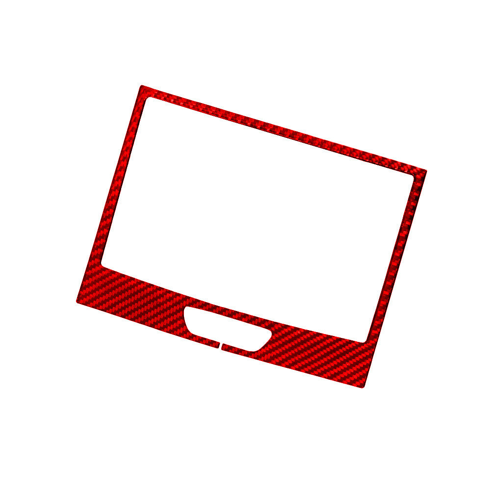 Carbon Fiber CD Control Panel Cover Trim for for Suzuki Grand Vitara 2006-13 Red v