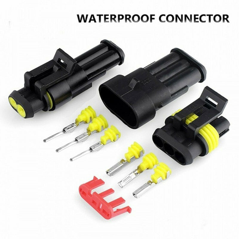Car Waterproof Connector Electrical Wire Plug Terminal 1/2/3/4/5/6 Pin With Fuse
