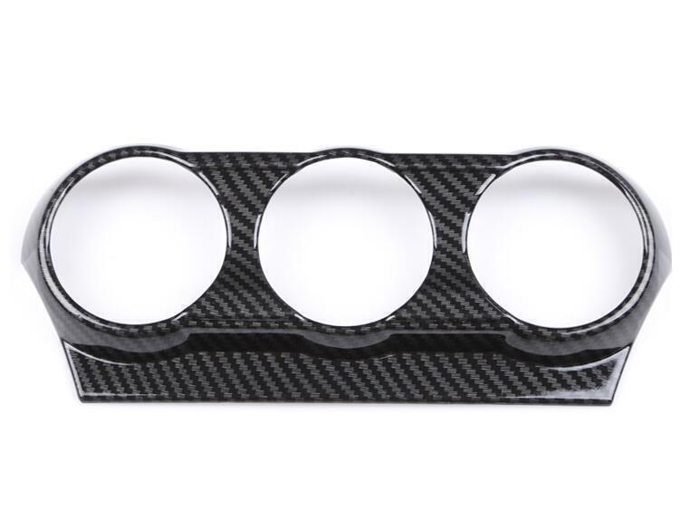 1P ABS Carbon Fiber Air Conditioning Switch Cover Trim for Mazda 2 CX-3 2016-21