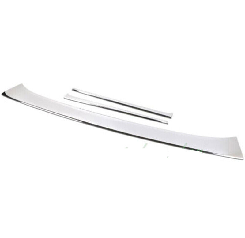 for LEXUS RX350 450H 13-15 Steel Chrome Style Front Bumper Lip Protector Trim 3P