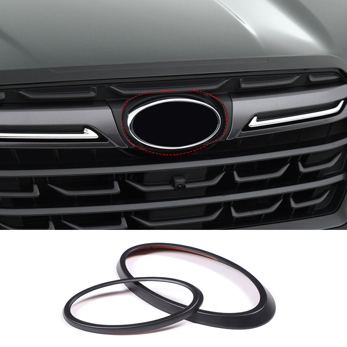 ABS oak wood grain front vent trim cover for ford Maverick 2022-2025