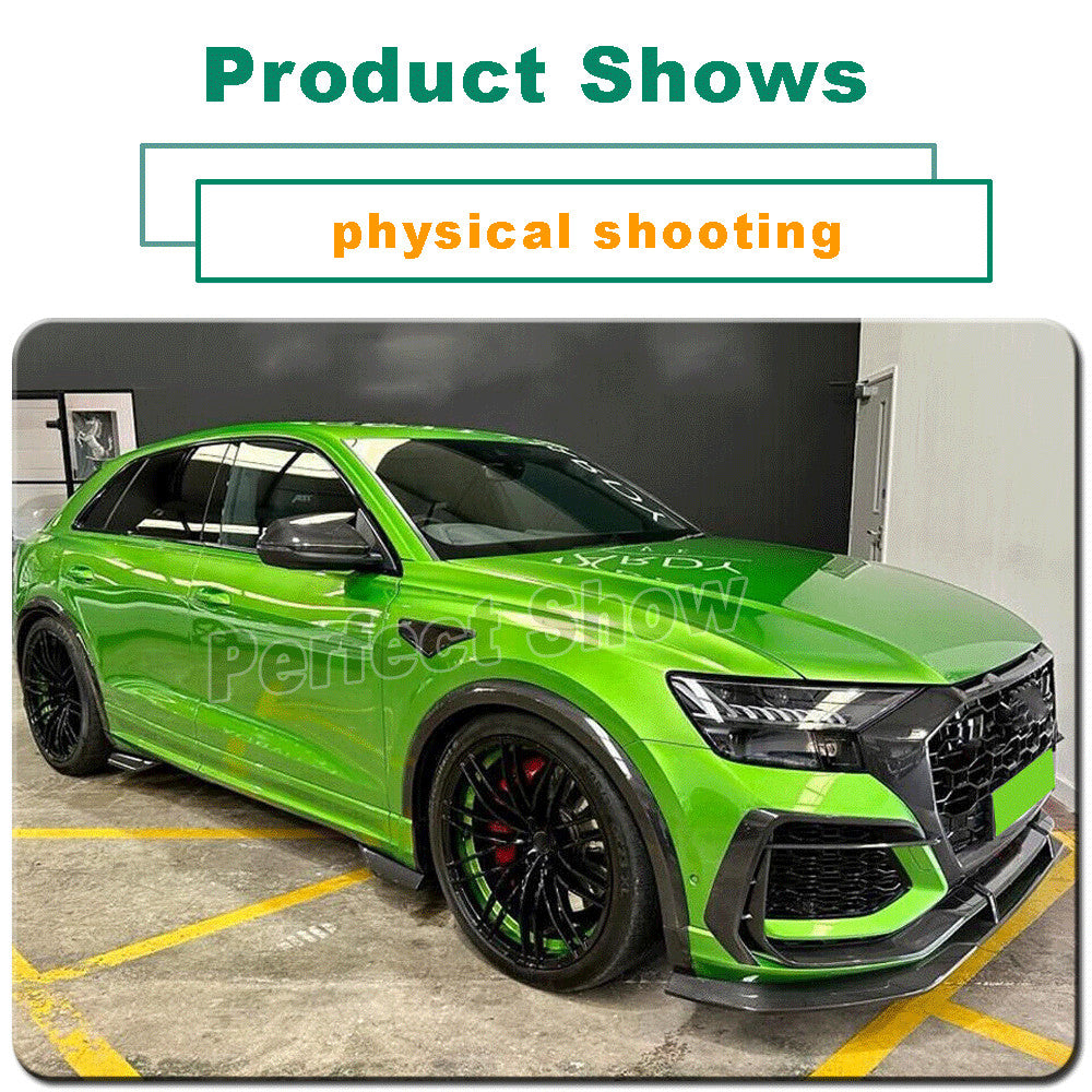 for Audi RS Q8 RSQ8 2020-2023 REAL CARBON Wide Fender Flares Wheel Arch Trim Lip