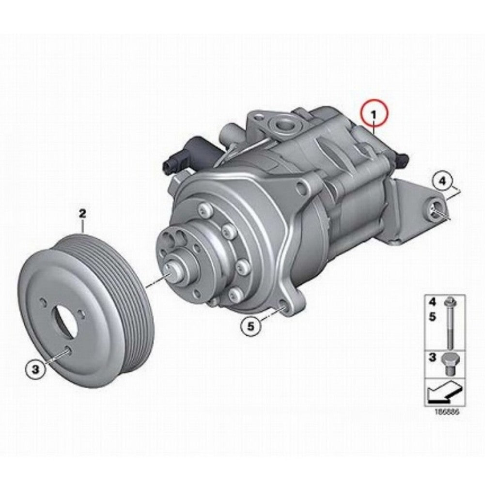 Tandem Pump for BMW 760i 760LI 07-22 Q