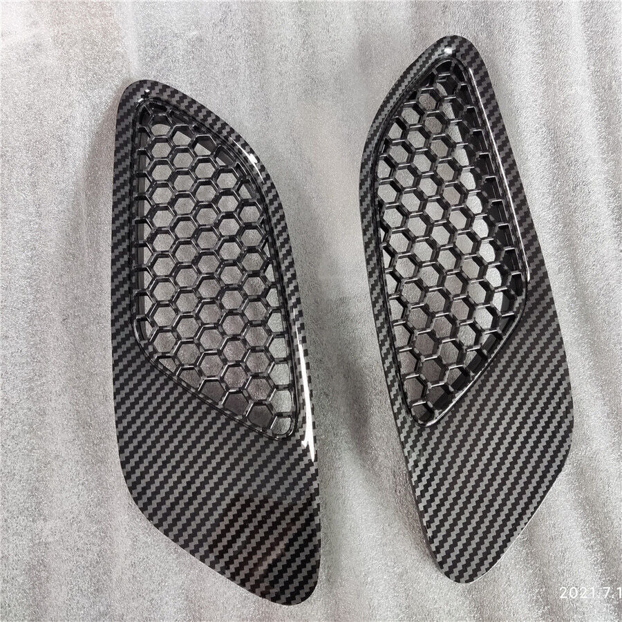 Carbon Fiber Color Bonnet Vent Hood Air Vent Scoop Duct for BMW E90 E91 E92 E93 Q