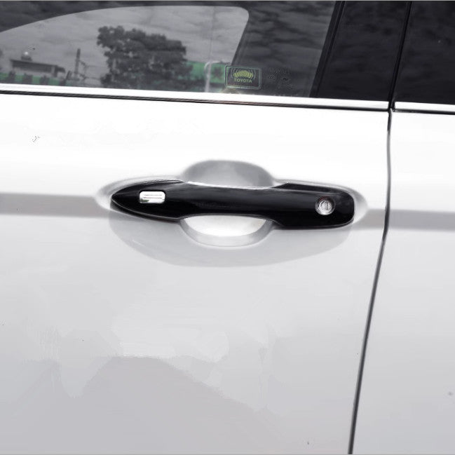 Gloss black car side door handle cover trim suitable for Toyota for Camry 2018 - 2025