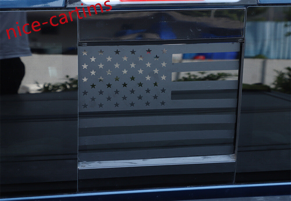 PVC Black Rear Middle Small Window Sticker Decals Cover for Dodge for Ram 1500 2009+