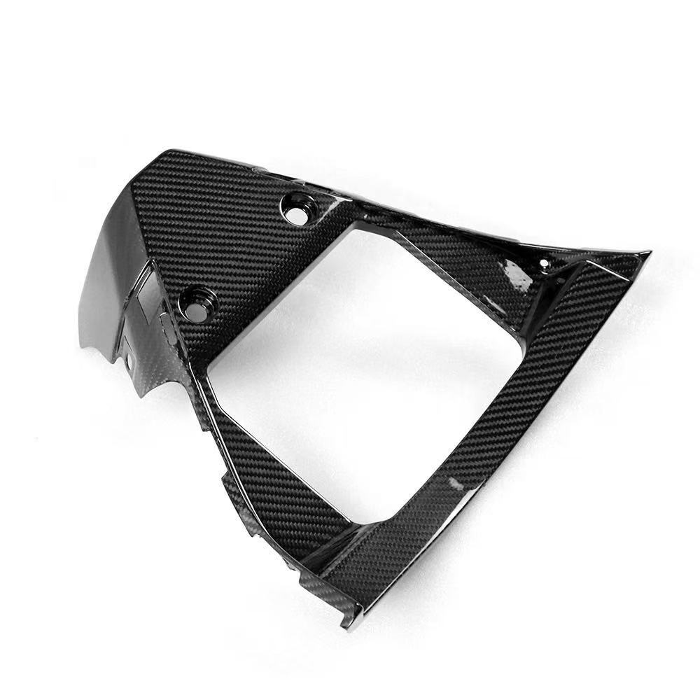 for Yamaha R1 / M 2015-2019 Carbon Fiber Belly Pan V-Panel Front Radiator Guard