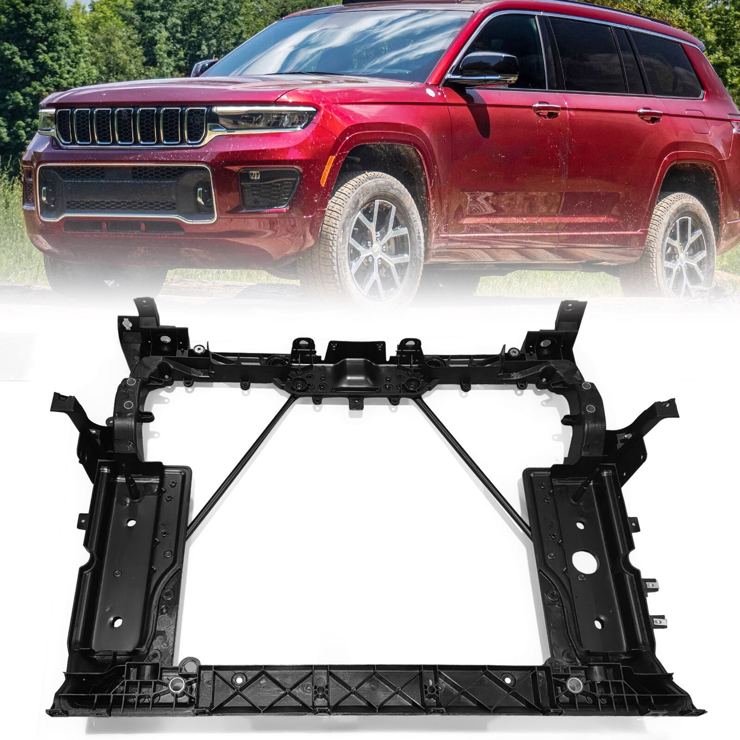 for Jeep WK2 Grand Cherokee L 2021-2022-2023 Front Radiator Support Components