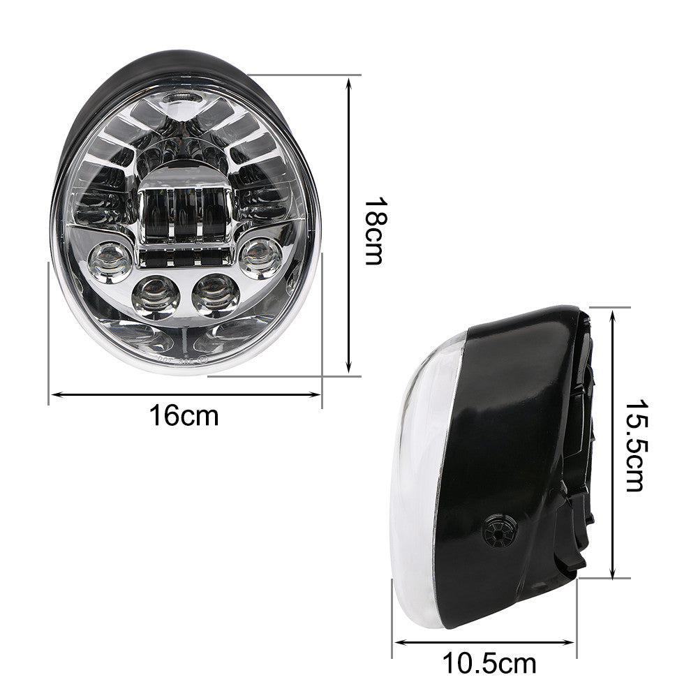 Motorcycle LED High/Low Headlights for Harley V-Rock VROD VRSCA VRSC VRSC/V-ROD 60W