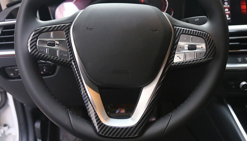 for BMW 3 Series G20 330i 2019 2020 Steering wheel U type ABS carbon fiber trim