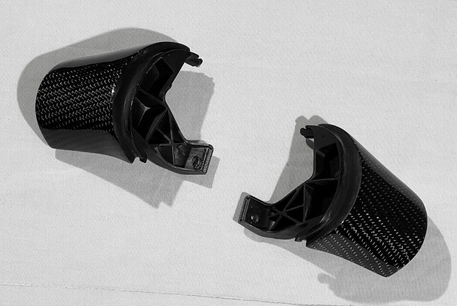 Cover C6 for Corvette Real Carbon Fiber Steering Wheel Trim Replacements 2006-2013 Q