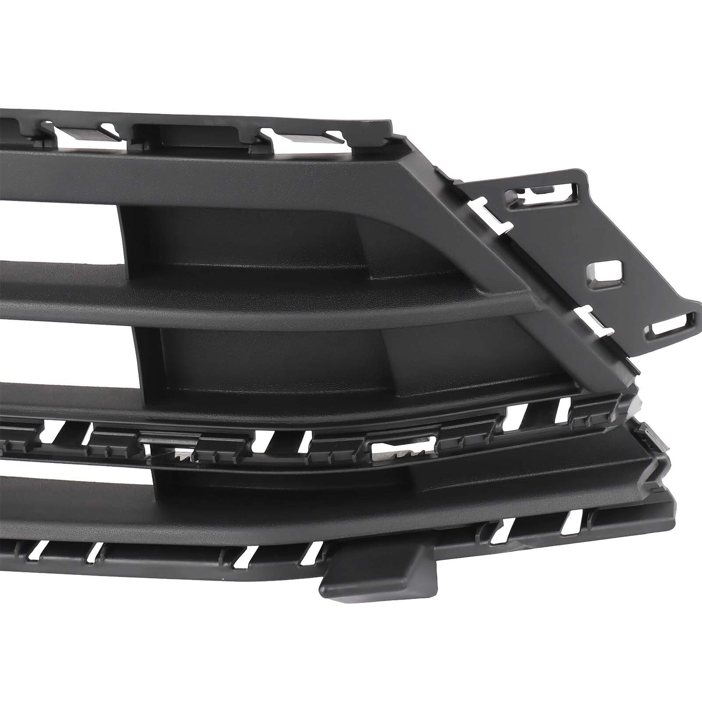 for Jetta 2015 - 2018 Front lower grille set with fog lights and frame 7 pcs - v