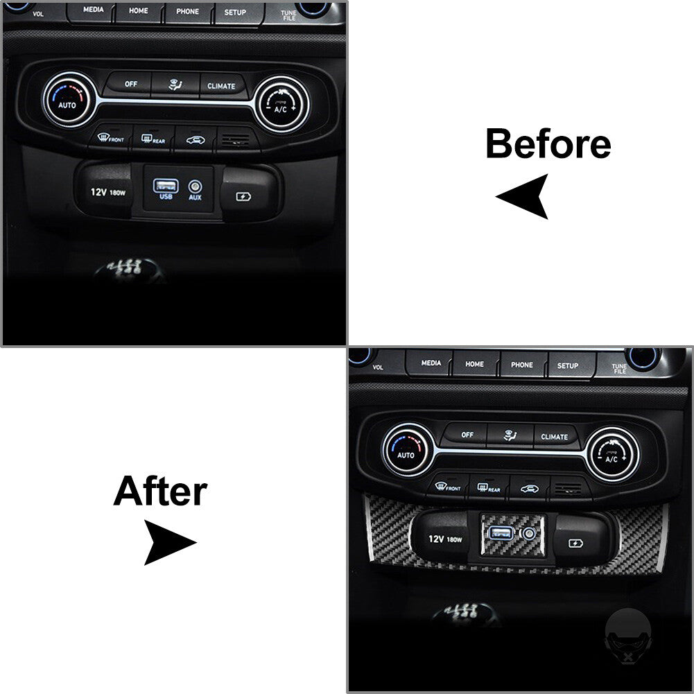 Carbon Fiber Interior Cover Trim Kit for Hyundai for Veloster JS N 2019-2022 2020