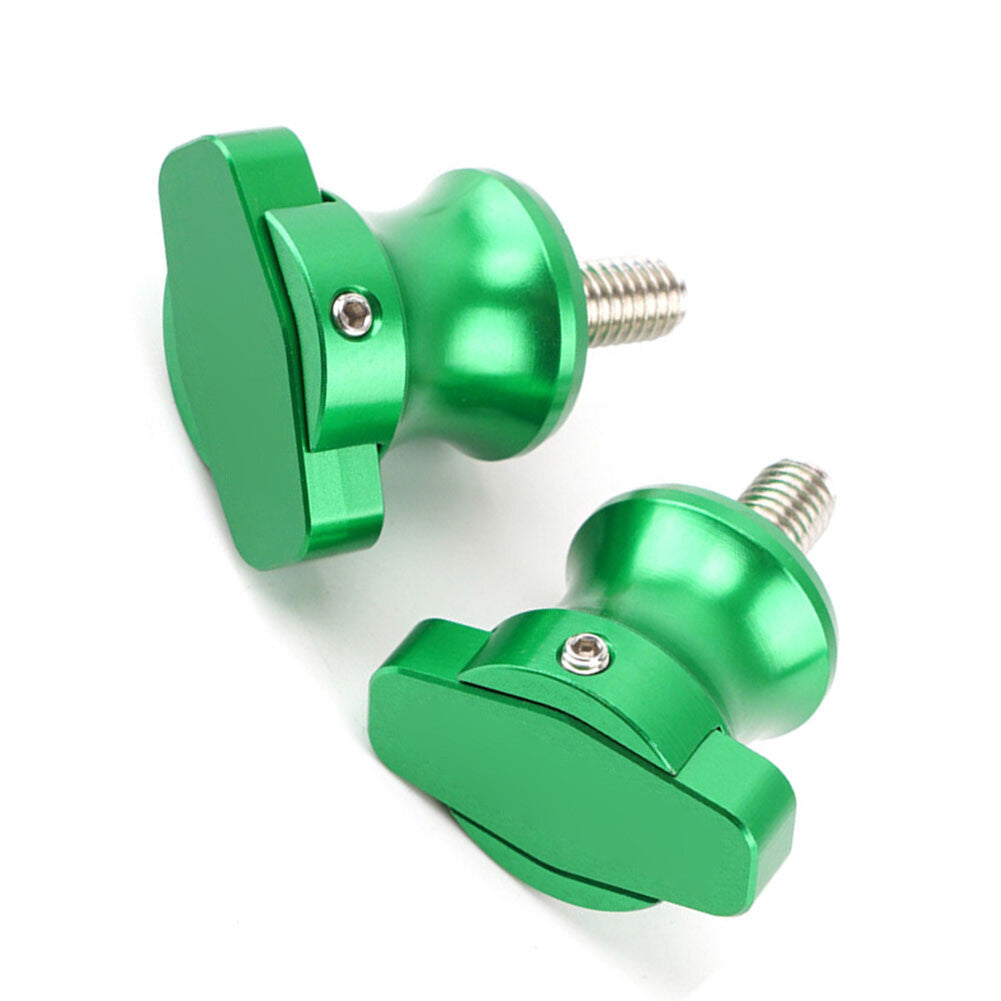 CNC Swingarm Sliders Spools Stand Screws M8 for Honda CBR600RR 2003-2017 Green