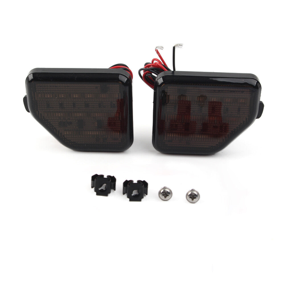 Pair Rear Bumper Reflector Lights for Jeep for Wrangler JL Sahara Rubicon MOAB 2018+ Q