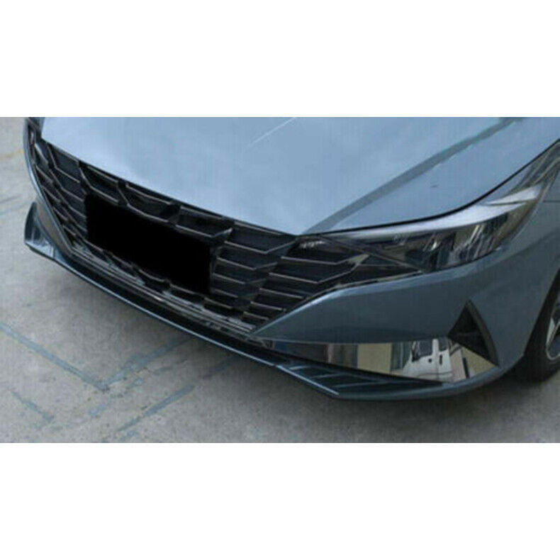 3x for Hyundai for Elantra 2021-2023 Black Steel Front Bumper Protection Cover Guard