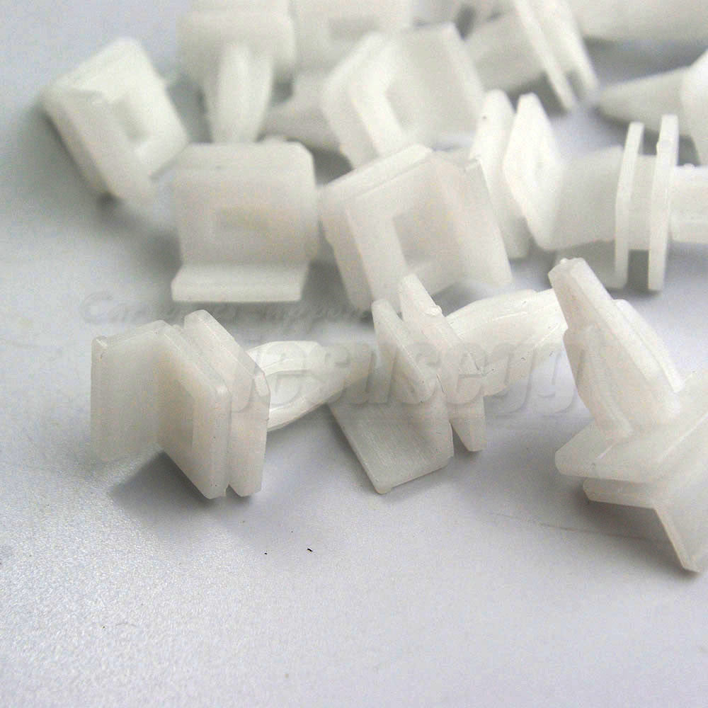 30pcs Nylon Clips Rocker Panel Moulding Retainer for Honda for Acura 91513-SM4-000