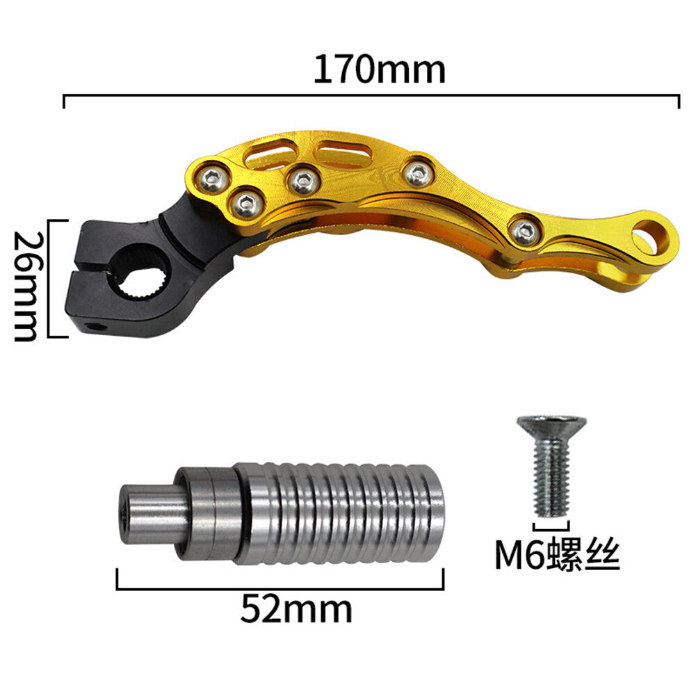 Gold Modified Engine Levers Motor Starter Pedal Shift Lever Parts Universal Q