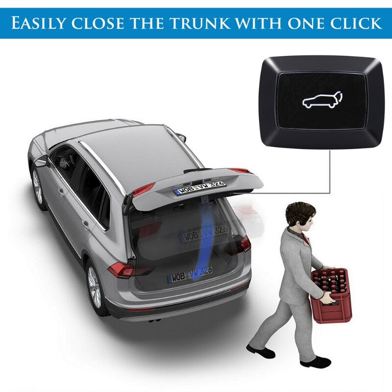 One-Click Car Rear Trunk Door Tailgate Open Close Switch Button W/LED Indicator