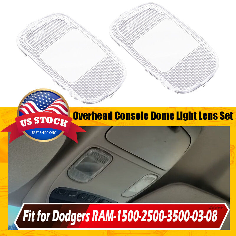 Overhead console dome light lens cap for 2002-10 for Dodge for Ram 5183270AA 5183271AA Q