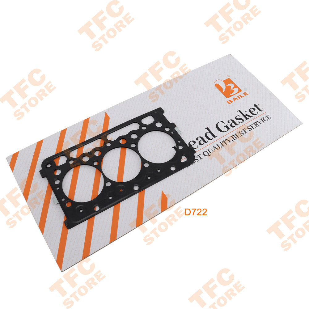 For Kubota D722 Full Head Gasket Set W/ Upper Lower Kit Fit Bobcat 316 320 322
