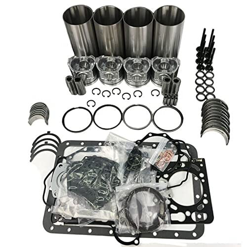 8pcs Piston Rings Set 84.5mm STD compatible with for Audi RS4 B7 R8 4.2L FSI BNS 14867 B