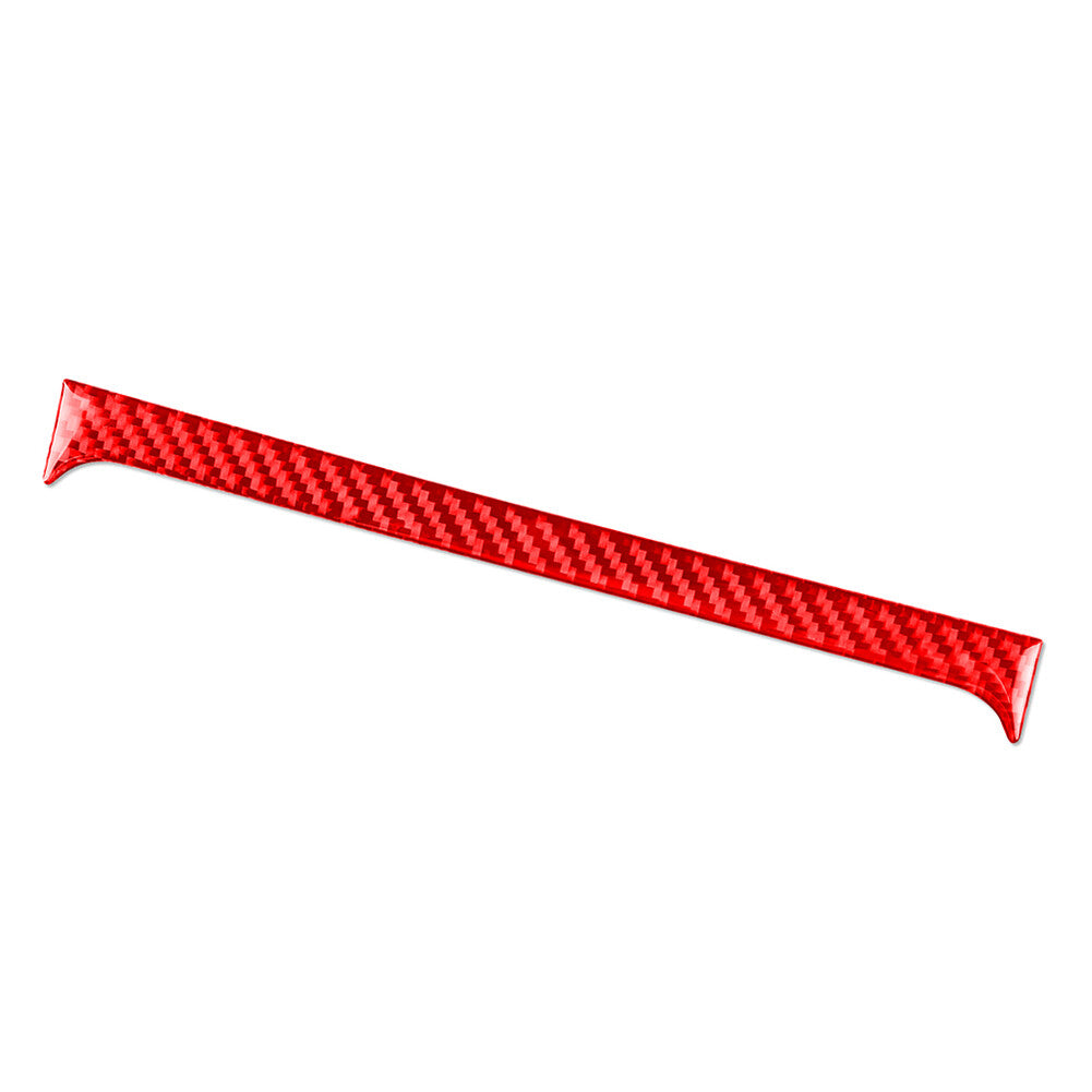 Interior Below Radio Console Cover Trim for Honda S2000 2000-09 Carbon Fiber Red