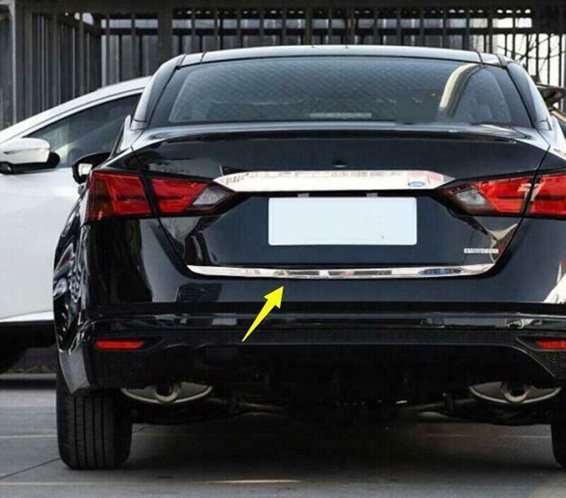 1X Stainless Chrome Rear Trunk Lid Gate Edge Cover Trim for Nissan Altima 19-22