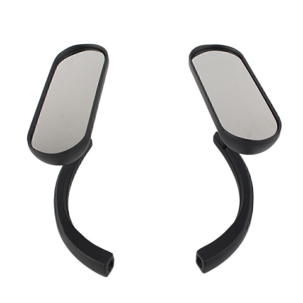 Motorcycle Black Rear View Side Mirror left right for Harley Aluminum Q
