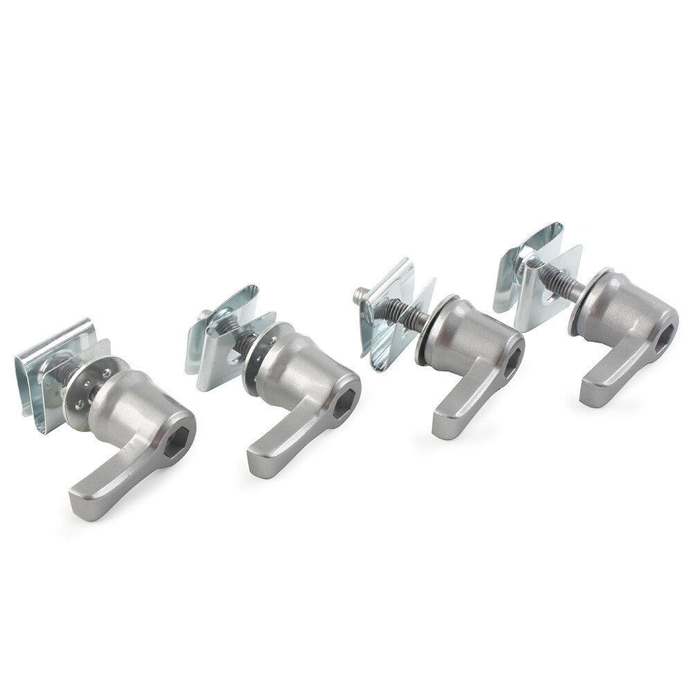 Saddlebag Lock Mounting Screw Kits for Harley Touring Road Glide 1993+ Chrome Q