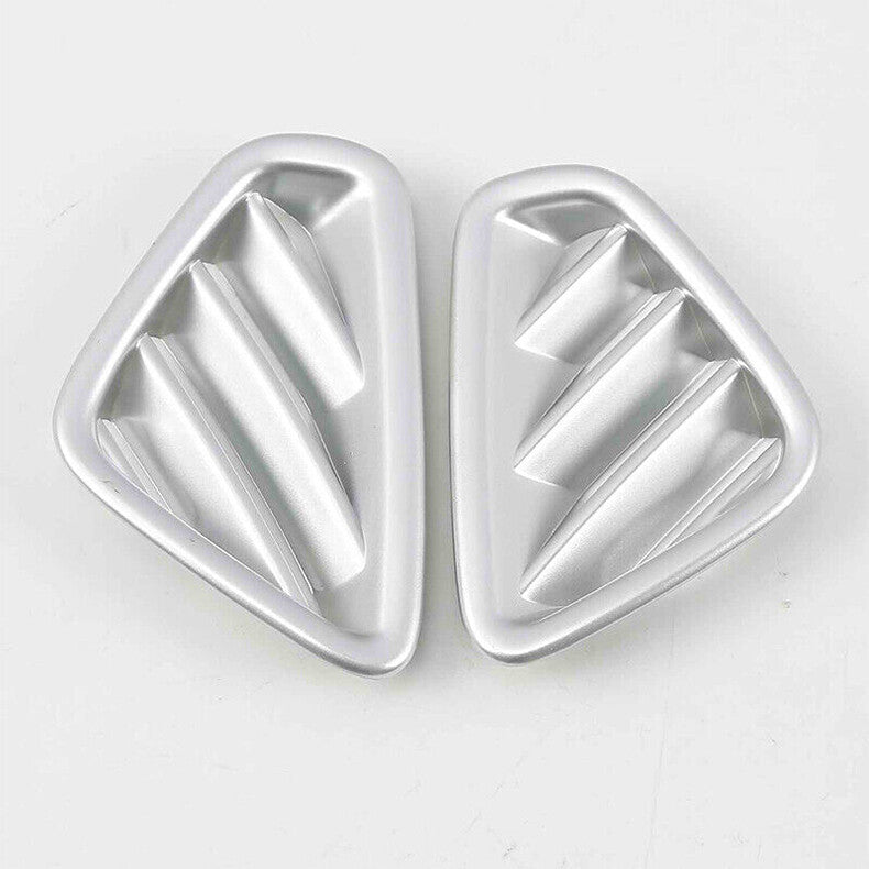 for Hyundai Kona 2018-2022 silver interior Dashboard Upper Air Outlet Vent Trim