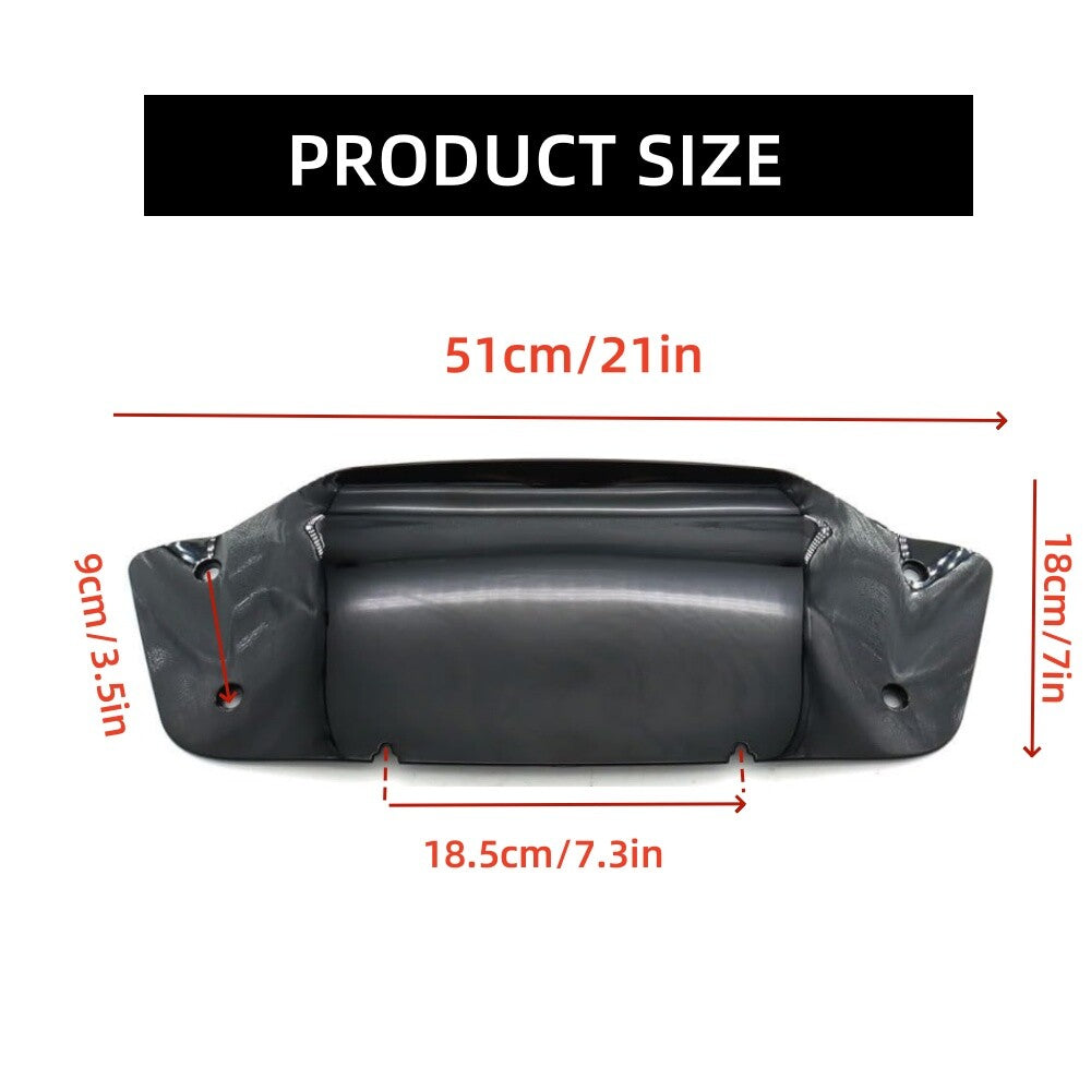 7'' Grey Wave Windshield for Harley Street Glide FLHX/I Model 2024+- n