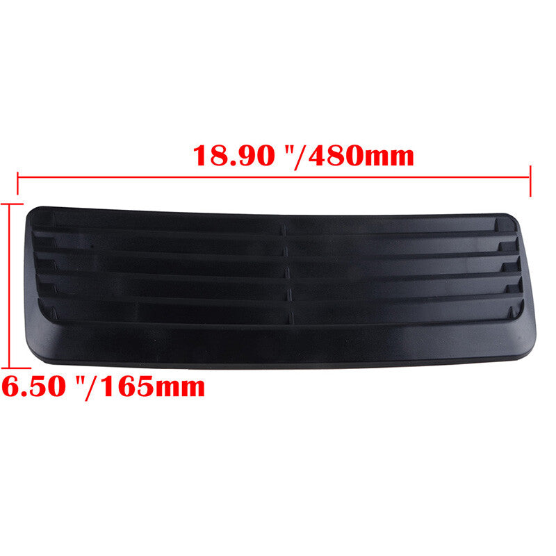 Black air intake hood decorative spoon vent cover for General Motors Q