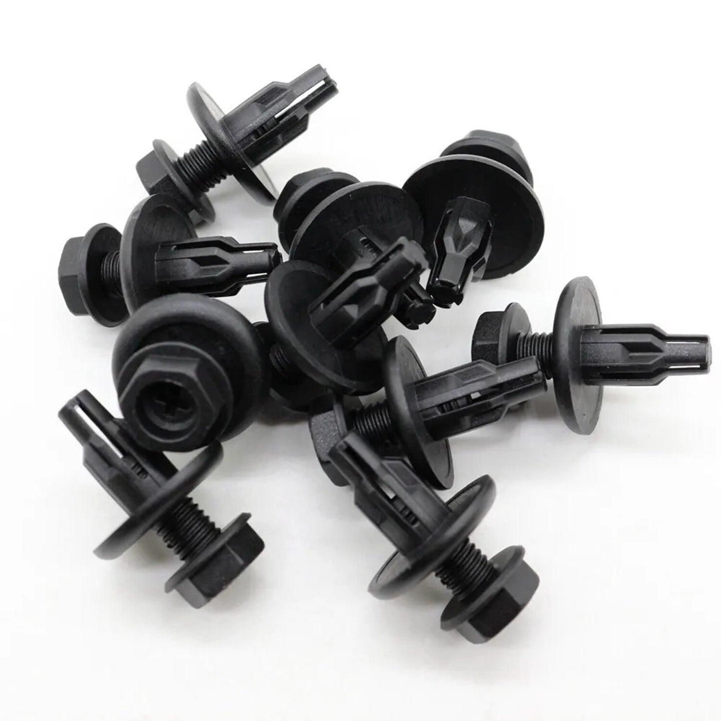 50pcs Splash Shields Fender Clips Fastener Screws Hex for Honda 91516-SK7-013